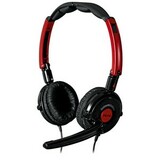 LifeWorks LifeTalks IH-H410UR Foldable USB Headset - Wired Connectivity - Stereo - Over-the-head - Red - IHH410UR
