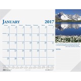 Doolittle Eco-friendly Scenic Calendar Desk Pad