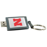 4GB DataStick Keychain University Of Nebraska Edition USB 2.0 Flash Drive - DSK4GBNEB