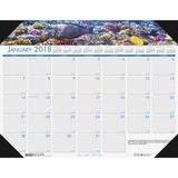 House of Doolittle Earthscapes Sea Life Desk Pad Calendar HOD1936