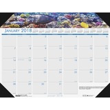 Doolittle Eco-friendly Sea Life Calendar Desk Pads