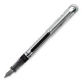 Blade BD-100 Fountain Pen - Black Ink - Chrome Barrel - 1  Each