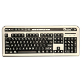 Ergoguys VisiKey Large Print Ergonomic Keyboard USB PC/Mac