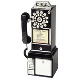 Crosley 1950 Pay Phone - CR56BK