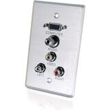 C2G C2G 5 Socket Audio/Video Faceplate