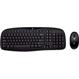 Logitech Cordless Desktop Ex 100 Wireless Keyboard and Mouse Combo USB French