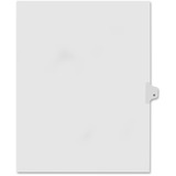 Printed O - 8.5' x 11' - 25 / Pack - White Divider