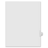 80020 - Kleer-Fax 80000 Series Legal Exhibit Index Divider