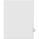 Printed V - 8.5" x 11" - 25 / Pack - White Divider