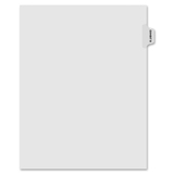 Kleer-Fax 80000 Series Side Tab Index Divider KLF81002