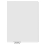 Printed Exhibit G - 8.5 x 11 - 25 / Pack - White Divider