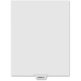Printed Exhibit H - 8.5 x 11 - 25 / Pack - White Divider