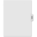 Printed Table of Contents - 8.5 x 11 - 25 / Pack - White Divider