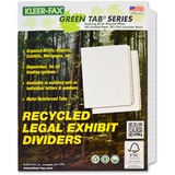Kleer-Fax 80000 Series Side Tab Index Divider KLF81199