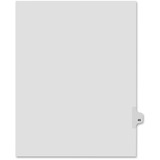 Printed 45 - 8.5 x 11 - 25 / Pack - White Divider