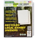 Kleer-Fax 80000 Series Side Tab Index Divider KLF83126