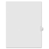 Printed 17 - 8.5 x 11 - 25 / Pack - White Divider
