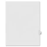 Printed 20 - 8.5' x 11' - 25 / Pack - White Divider
