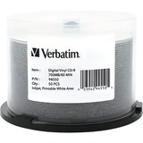 VERBATIM Verbatim Digital Vinyl 94550 CD Recordable Media - CD-R - 700 MB - 50 Pack Spindle