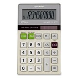 Sharp Glass Top Basic Handheld Calculator - EL377TB