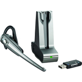 plantronics savi office convertible earset - wireless connectivity - mono - over-the-ear, over-the-head - silver, black  plantronics, inc 1013596154 81362-01 headsets/earsets 62903q bv4411 211410785 43191609 8136201