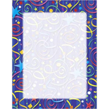 Geographics Star Confetti Design Bond Paper