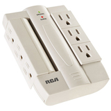 Audiovox RCA 6-Outlets Surge Suppressor - PSWTS6