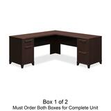 Bush Business Furniture Enterprise 72W x 72D L-Desk Box 1 of 2
