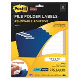 Post-it Super Sticky File Folder Label