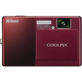 Nikon Coolpix S70 Point & Shoot Digital Camera - Red (462572540)