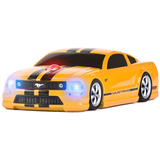 Road Mice RM-08FDMGOXK Mouse - Optical Wireless - Orange, Black