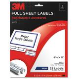 3M Full Sheet Address Label MMM3200L