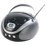 Coby CX-CD241 Radio/CD Player BoomBox - Black