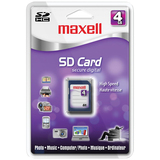 501001 - Maxell SD-104 4 GB Secure Digital High Capacity (SDHC) - 1 Card/1 Pack