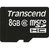 Transcend 8GB microSD High Capacity (microSDHC) Card - Class 6 - TS8GUSDC6