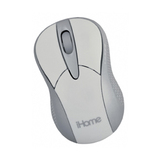 LifeWorks iHome IH-M183ZW Mouse - Laser Wireless - White