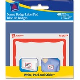Avery Name Badge Label Pad AVE45143