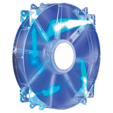 COOLER MASTER Cooler Master MegaFlow 200 - Sleeve Bearing 200mm Blue LED Silent Fan for Computer Cases