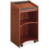Executive Mobile Lectern, 25-1/4w x 19-3/4d x 46h, Cherry  MPN:8918CY