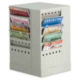 Safco Rotary Magazine Rack SAF4327GR