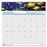House of Doolittle Panoramic Sea Life Wall Calendar HOD3641