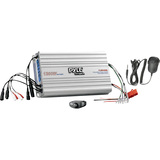 PLMR440PA - Pyle PLMR440PA Marine Amplifier - 4 x 150 W @ 4 Ohm - 2 x 300 W @ 2 Ohm - 1200 W PMPO - 4 Channel