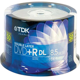 TDK Life on Record 8x DVD+R Double Layer Media