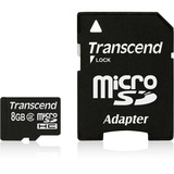 Transcend 8GB microSD High Capacity (microSDHC) Card - Class 2 - TS8GUSDHC2