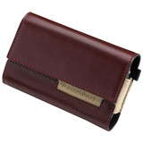 Xentris Smartphone Case - Leather - Red, Tan