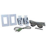 QVS CAT-5e Audio/Video Faceplate