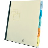 Wilson Jones Impact View-Tab Report Cover with Multicolor Tabs - W55766