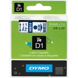 DYMO CORPORATION Blue on White D1 Tape
