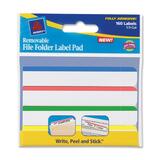 Avery File Folder Label Pad AVE22026
