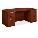 HON Arrive VW072D Bow Front Double Pedestal Desk